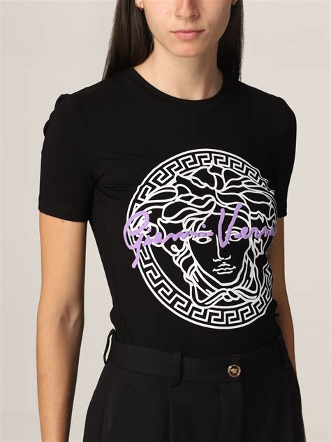 versace woman t shirt|versace t shirt women's sale.